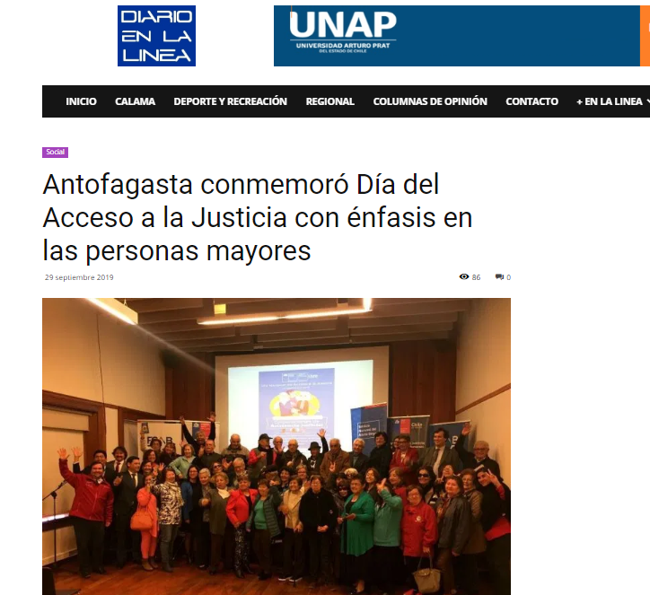 Día Nacional del Acceso de a la Justicia, informa Diario digital En La Linea