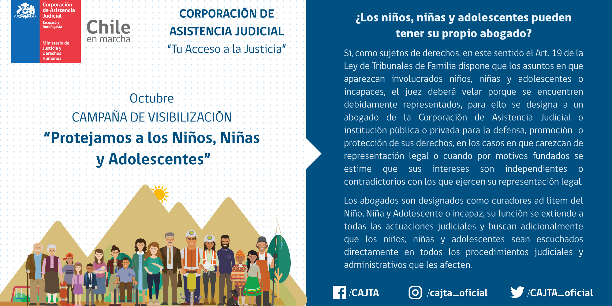 Campaña: "Protejamos a los niños, niñas y adolescentes"