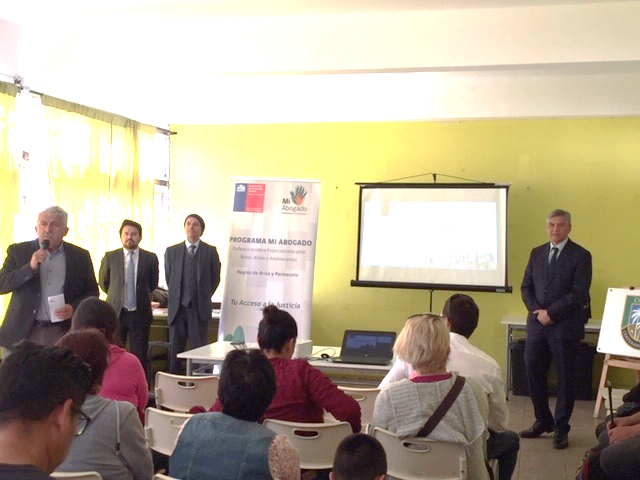 Programa Mi Abogado de Arica  visualiza las CAJ