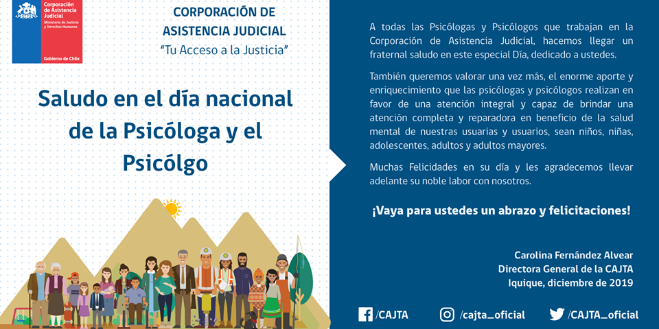 Lunes 9 de de diciembre, Día de la y el Psicólogo