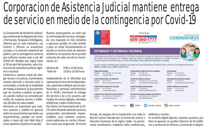 Publicación en diario: El Longino