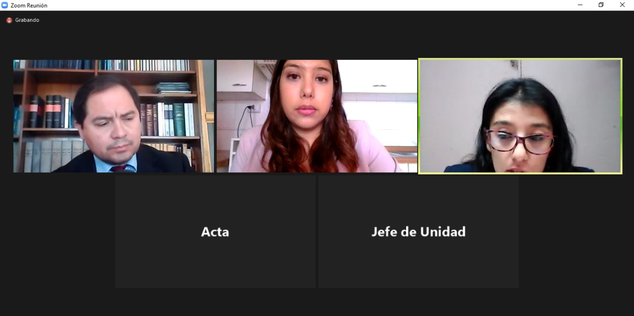 Consultorio Jurídico Móvil de Mejillones compareció por videoconferencia a audiencia de familia