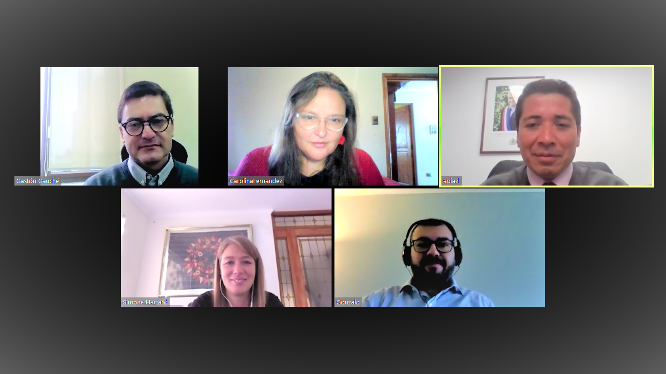 Directores Generales de las 4 Corporaciones de Asistencia Judicial se reunen periódicamente por vídeoconferencia