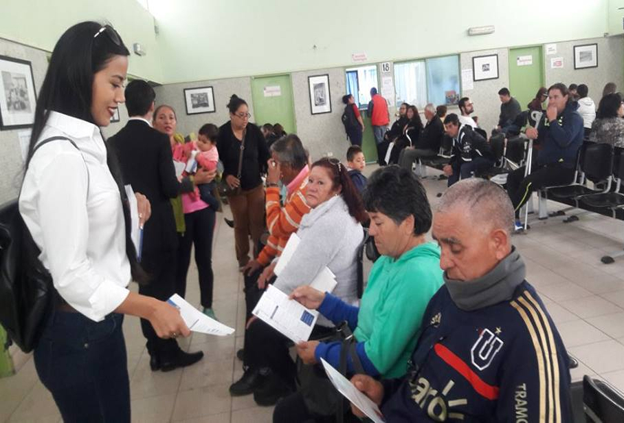 Entrega de Folletería en Hospital Regional de Antofagasta
