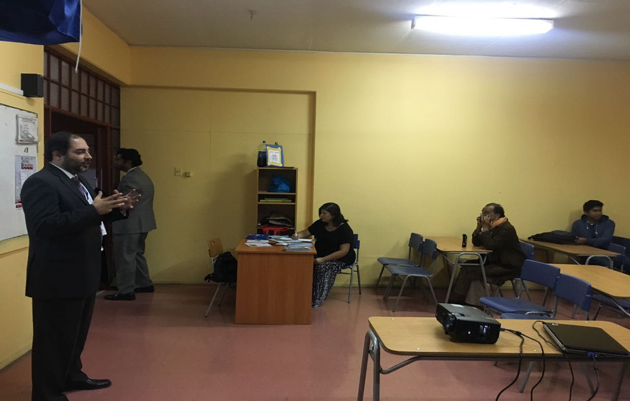 Charla de Difusión Liceo B-4, Región de Arica y Parinacota