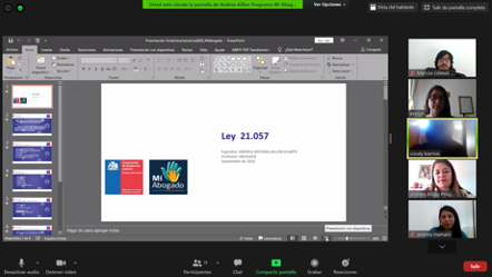 En la Región de Tarapacá se realiza una capacitación a profesionales del área social de la Defensoría Penal Pública