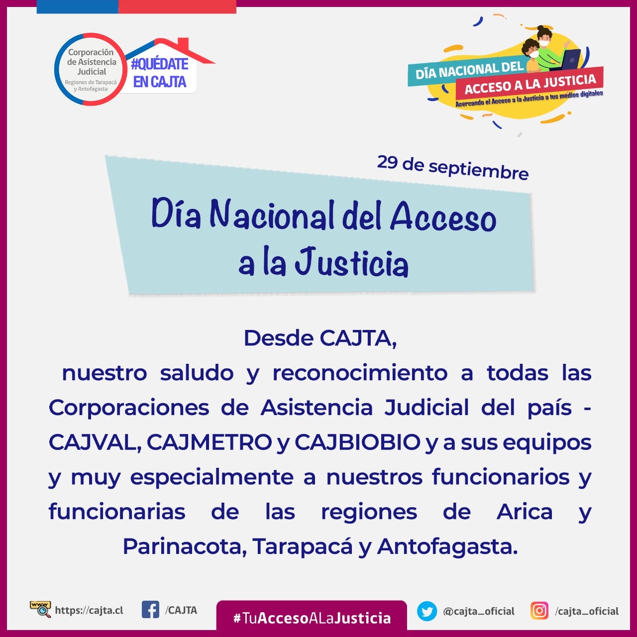 Día Nacional del Acceso a la Justicia