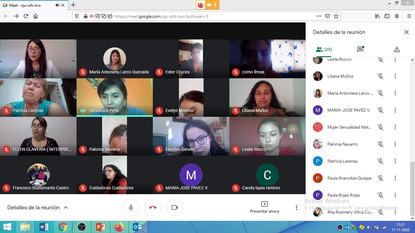 Conversatorios sobre Derechos Sexuales y Reproductivos e Inclusión de las Personas con Discapacidad