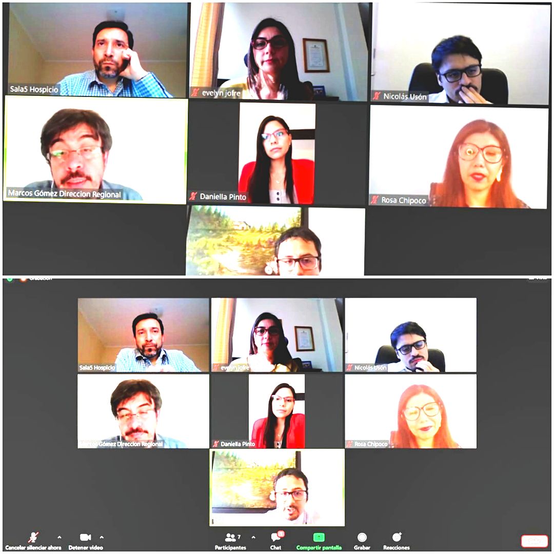 Dirección Regional Tarapaca sostuvo una reunión con el Comité de Jueces de Alto Hospicio