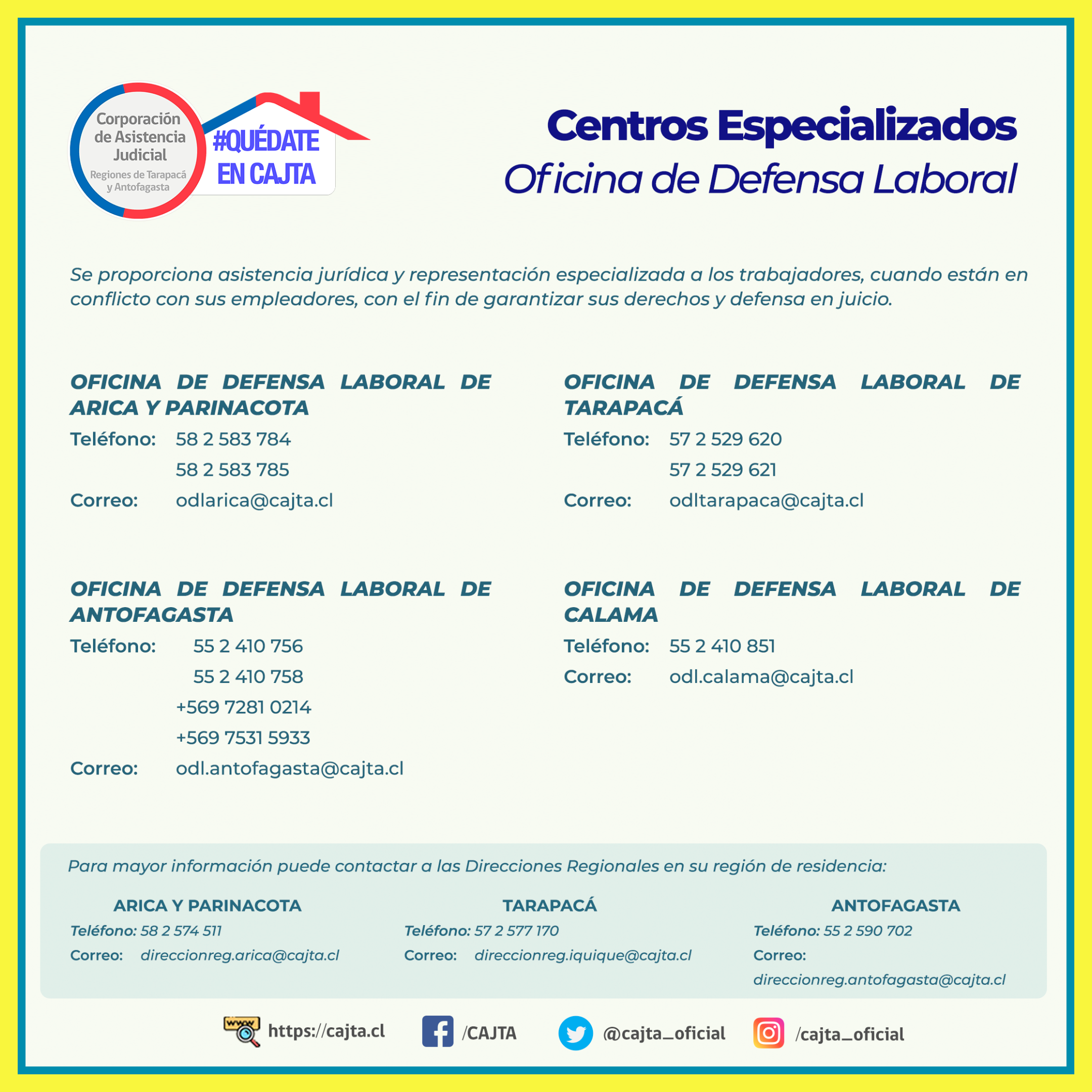 OFICINA DE DEFENSA LABORAL