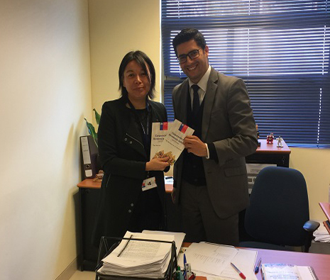 En el marco de la campaña “Prevengamos el abuso sexual infantil”, distribuyen folletería en el Juzgado de Familia de Taltal