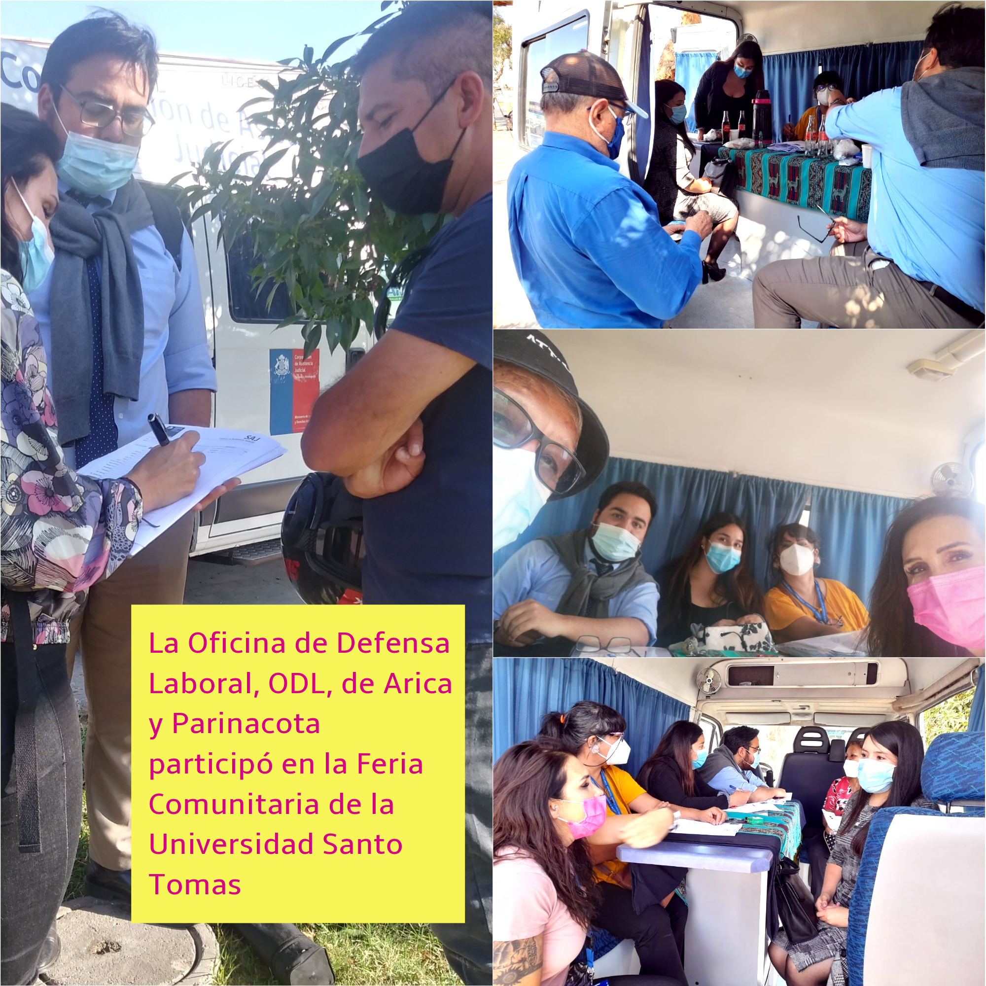 ODL de Arica y Parinacota participó en la Feria Comunitaria de la Universidad Santo Tomás