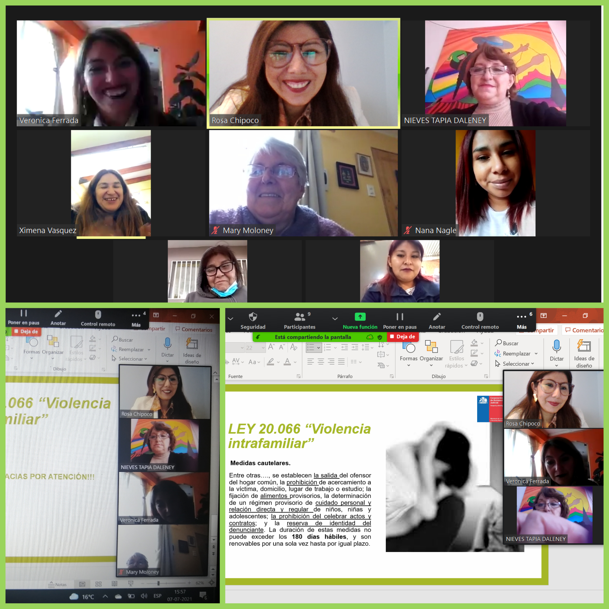 Capacitación: "Sensibilización y Procedimiento Judicial en Situaciones de Violencia Contra la Mujer"