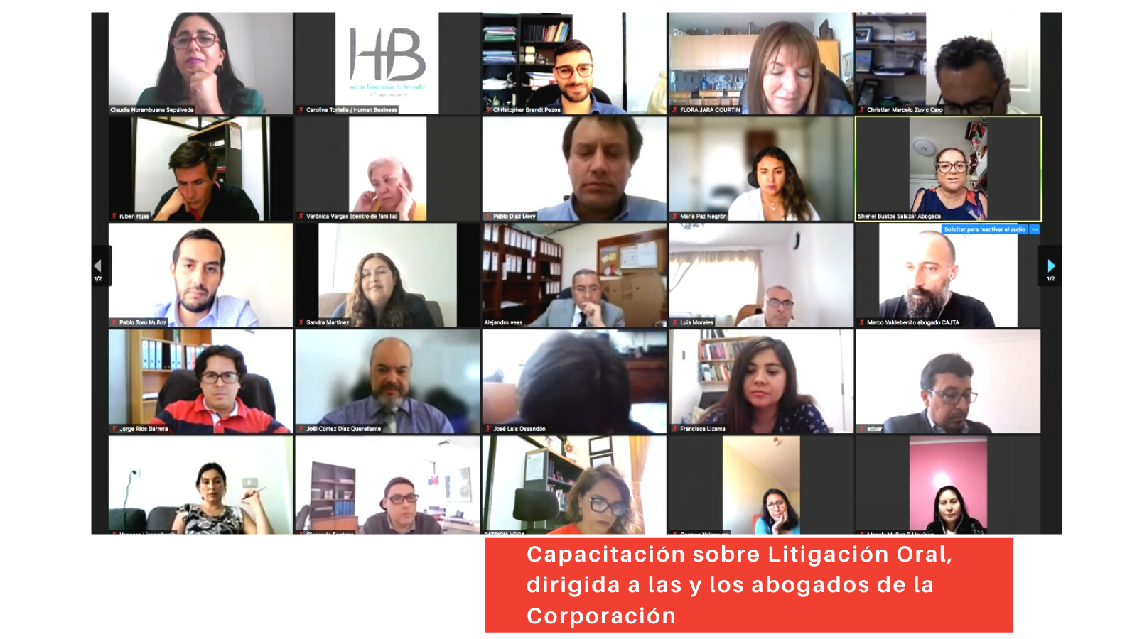 CAJTA, lleva adelante una jornada de capacitación sobre Litigación Oral para sus abogado/as