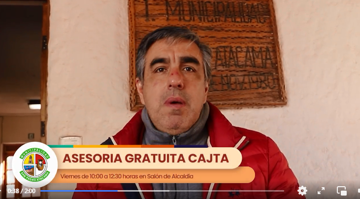 Por medio de convenio CAJTA presta Servicios en San Pedro de Atacama