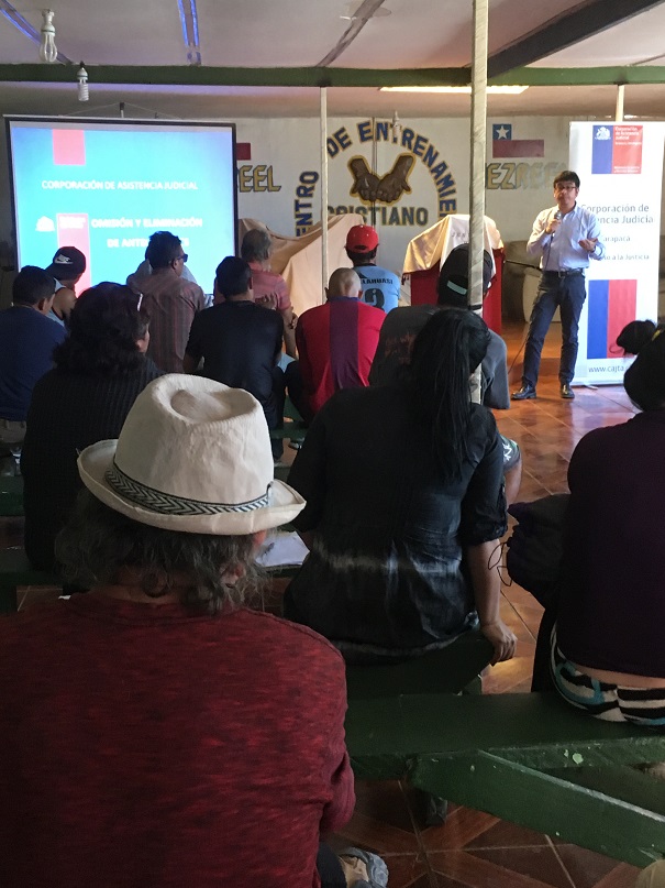 Consultorio Jurídico Móvil del Tamarugal, realiza charla: “Omisión y Eliminación de Antecedentes”