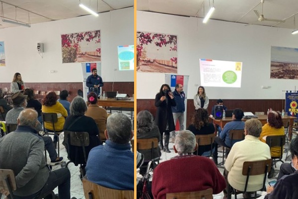 Realizan charla sobre unidad para personas mayores a Asociación de Ferroviarios Jubilados