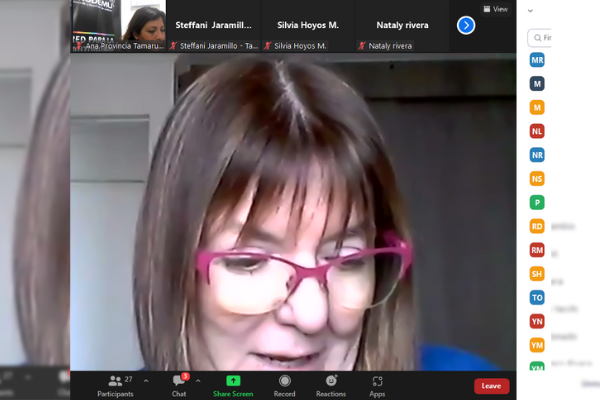 Consultorio jurídico de Pozo Almonte realiza taller sobre alimentos a usuarias de PRODEMU