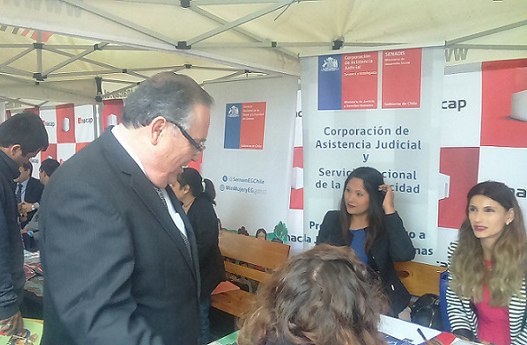 Plaza de Justicia en Arica es encabezada por el Ministro de Justicia y Derechos Humanos Jaime Campos Quiroga