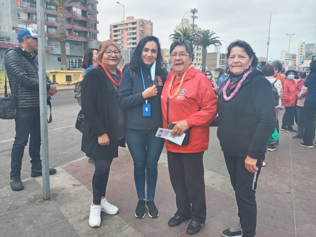CAJTA paricipa en "caminata Mayor" organizada por Municipalidad de Antofagasta y el SENAMA