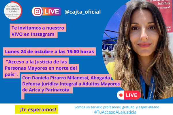 Te invitamos a nuestro VIVO en Instagram