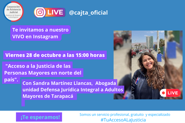 Te invitamos a nuestro VIVO en Instagram @cajta_oficial
