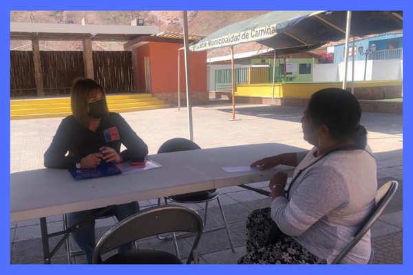 Consultorio Móvil del Tamarugal brindó atención jurídica en la localidad de Camiña