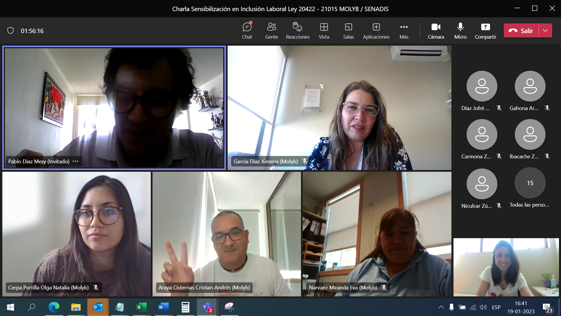 Abogado CAJTA-SENADIS de Antofagasta, realizó capacitación sobre ley 20.422