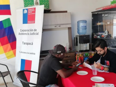 CAJTA realizó jornada en terreno en Campamento “Nuevo Amanecer”  en Alto Hospicio