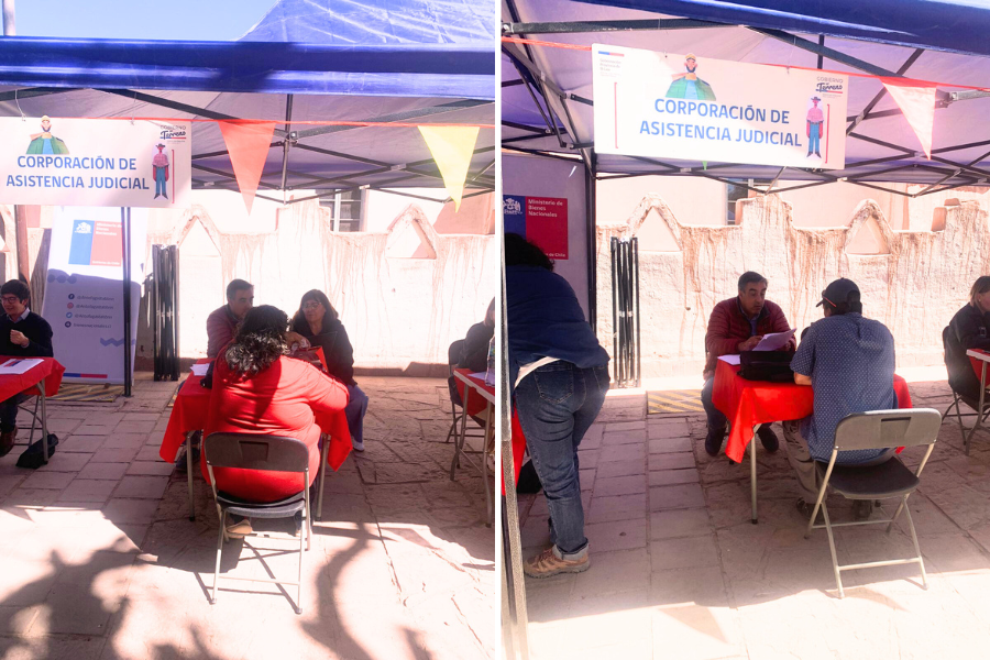 Consultorio Jurídico de Calama participa en Plaza de Justicia en San Pedro de Atacama