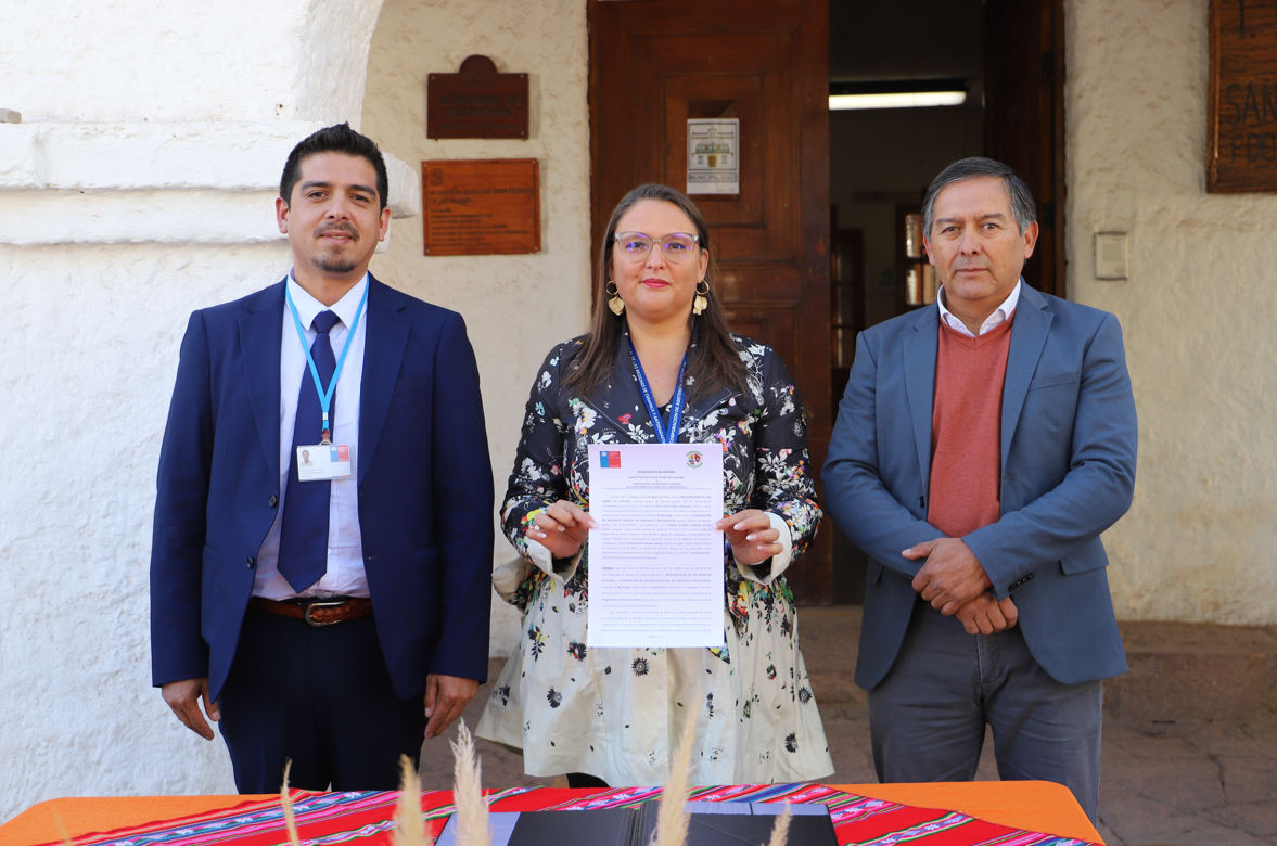 CAJTA Y LA MUNICIPALIDAD DE SAN PEDRO DE ATACAMA RELANZAN CONVENIO QUE LOS UNE DESDE 1995