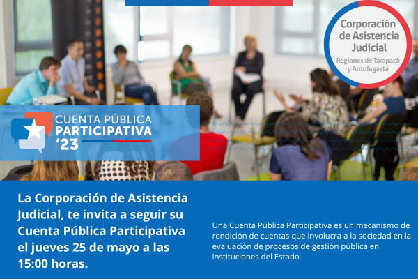 HOY: TE INVITAMOS A SEGUIR NUESTRA CUENTA PÚBLICA PARTICIPATIVA 2022