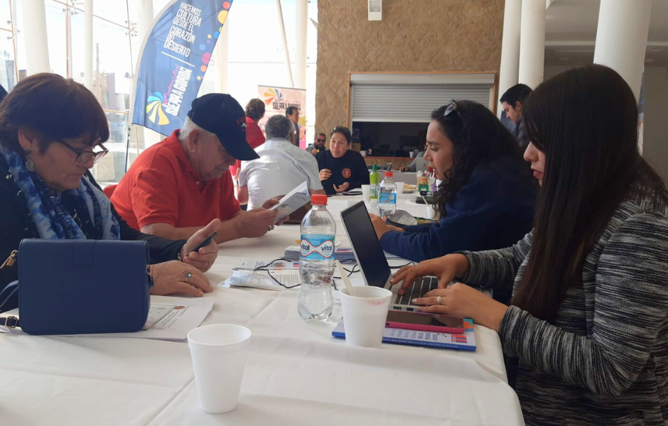 CAJTA participó en Feria Integral destinada a personas mayores en Baquedano y Sierra Gorda