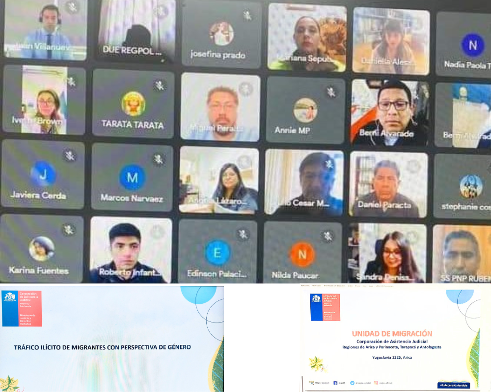 CAJTA de de Arica y Parinacota participa en Jornada Binacional sobre el delito de Trata de Personas