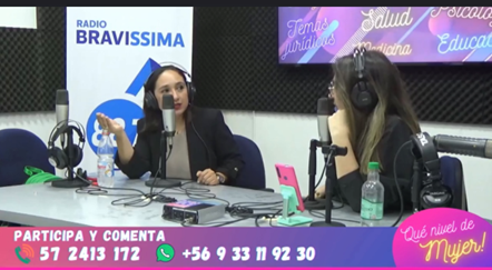 Abogada del Convenio CAJTA-SENADIS de Tarapacá participo como invitada en Radio Bravissima de Iquique