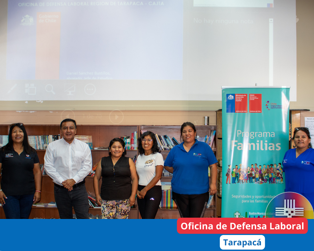 Jefe de Estudios ODL Tarapacá realiza charla a funcionario/as y usuario/as de la Municipalidad de Huara