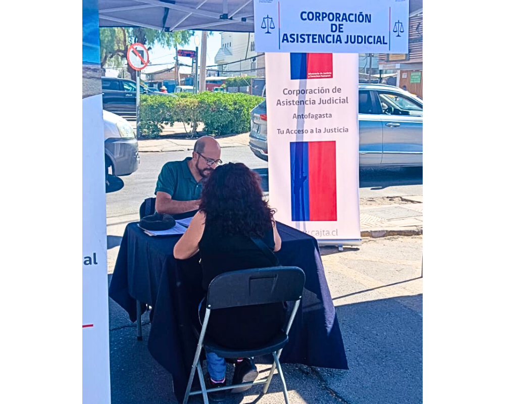 Consultorio Jurídico de Calama participa en la Plaza de Justicia