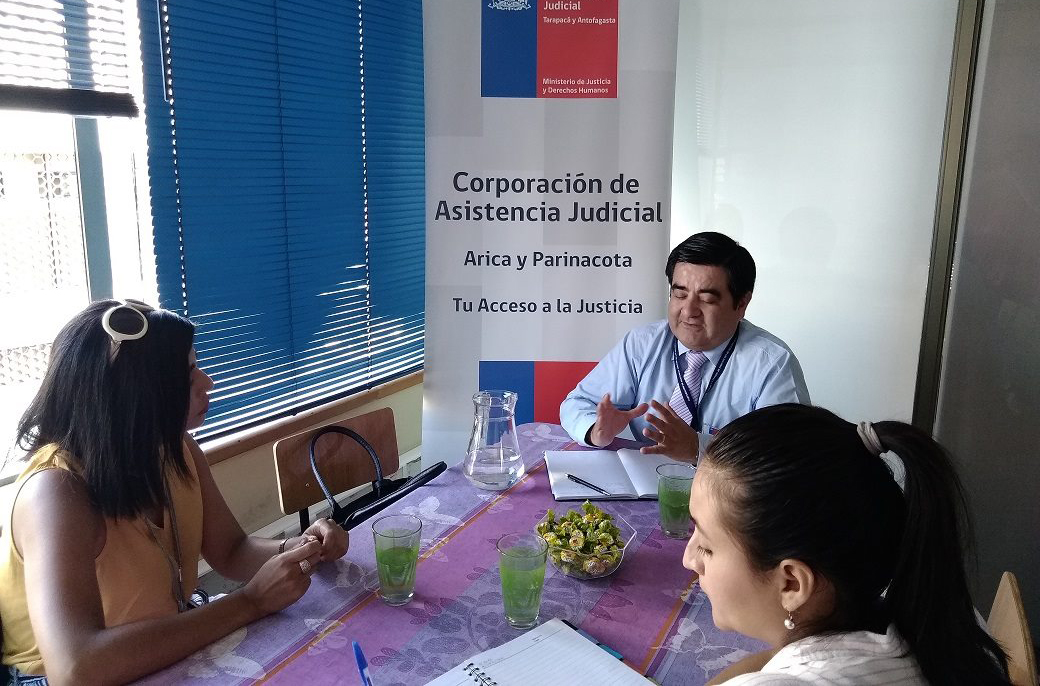 Consultorio Jurídico Arica y Servicio Jesuita al Migrante Acuerdan Trabajo en Red