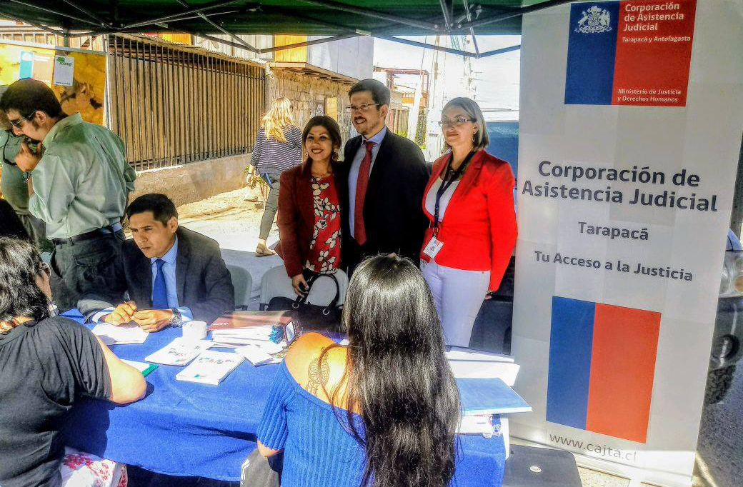 CAJTA Brindó Atención Jurídica y Social en 2° Plaza del Programa “Tu Gobierno Presente 2018” en Alto Hospicio