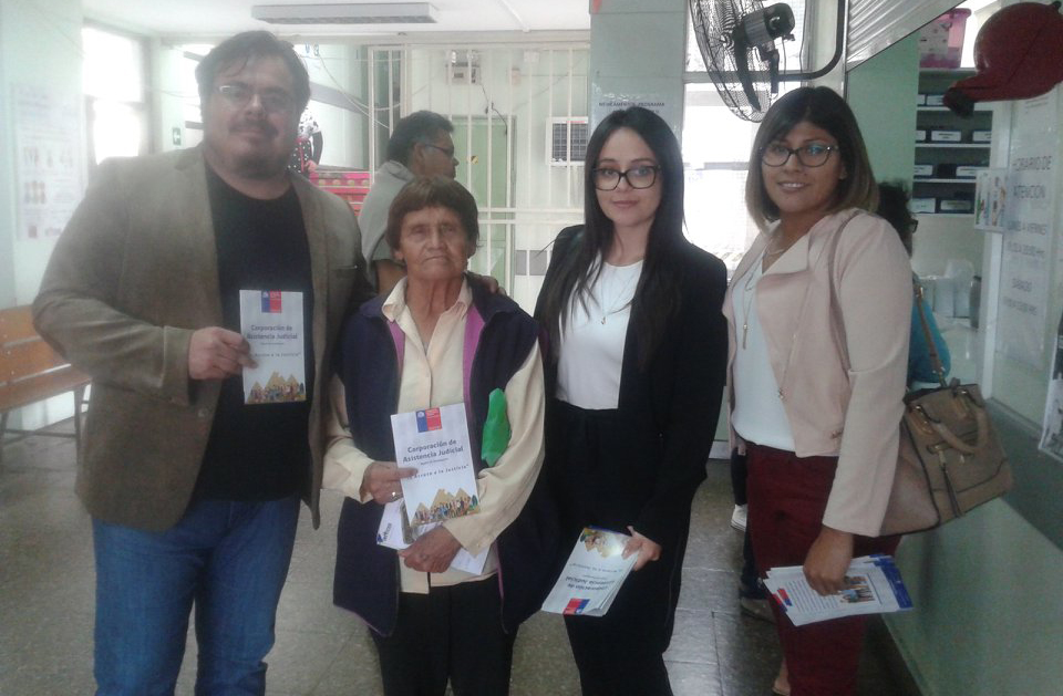 Difunden Consultorios Jurídicos en CESFAM Norte en Antofagasta