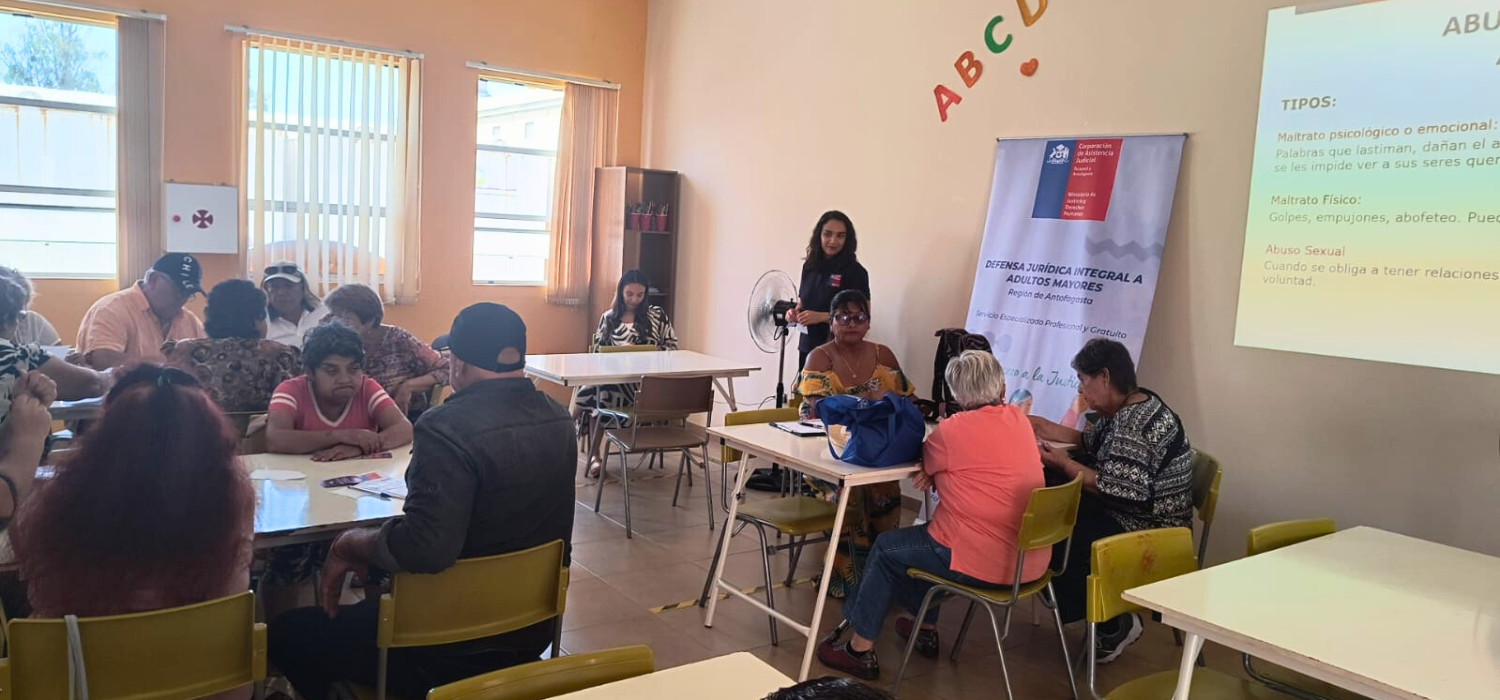 ODAM de Antofagasta realiza taller: “Concientización del Buen Trato al Adulto Mayor”