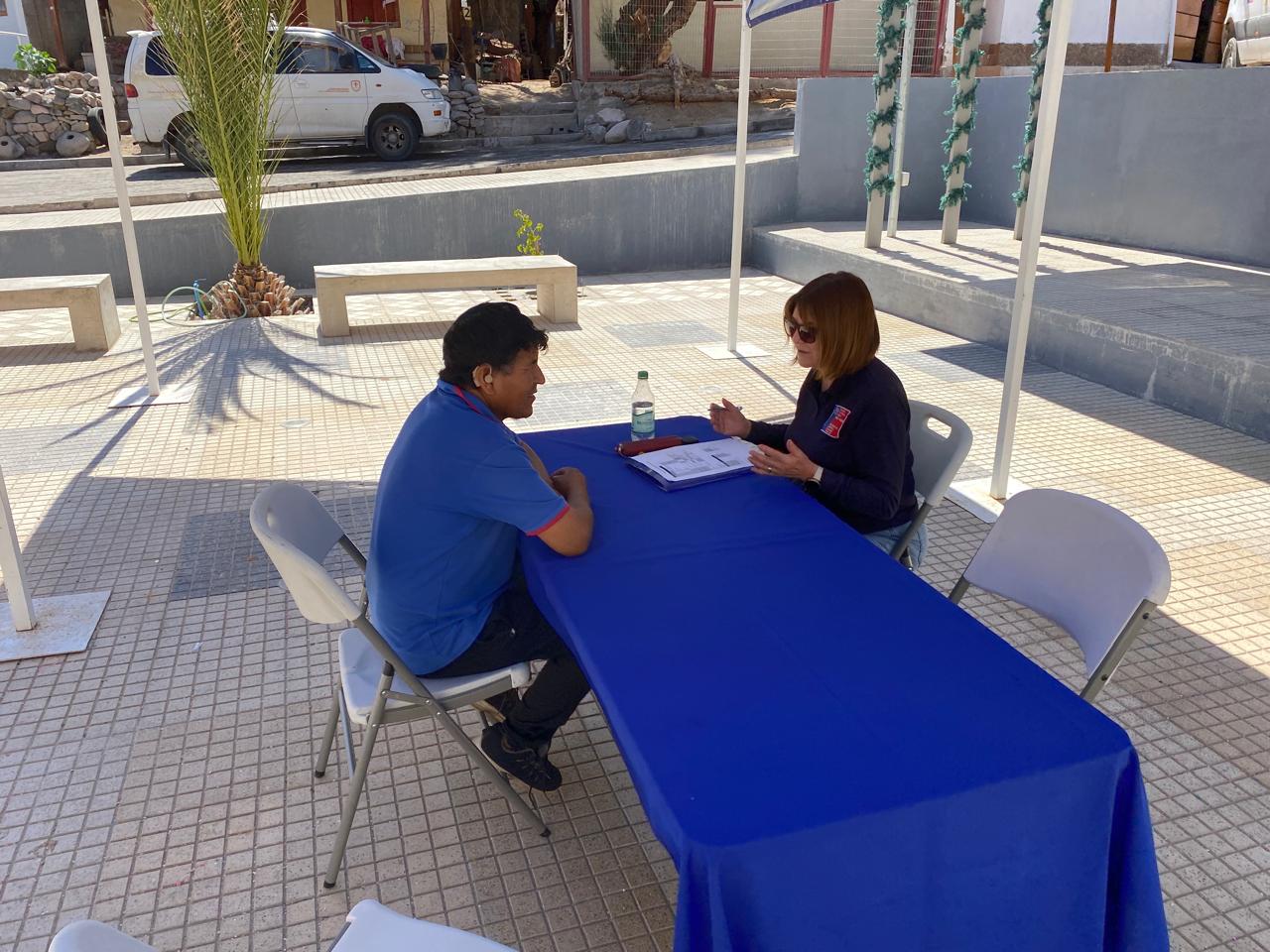 Consultorio Jurídico Móvil Tamarugal brindó atención jurídica y social a la comunidad de Moquella.