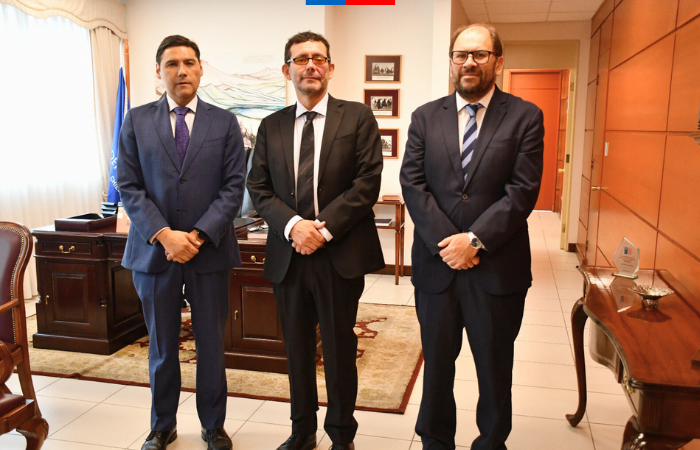 Director regional de Antofagasta se reúne con el nuevo presidente de la Corte de Apelaciones de Antofagasta