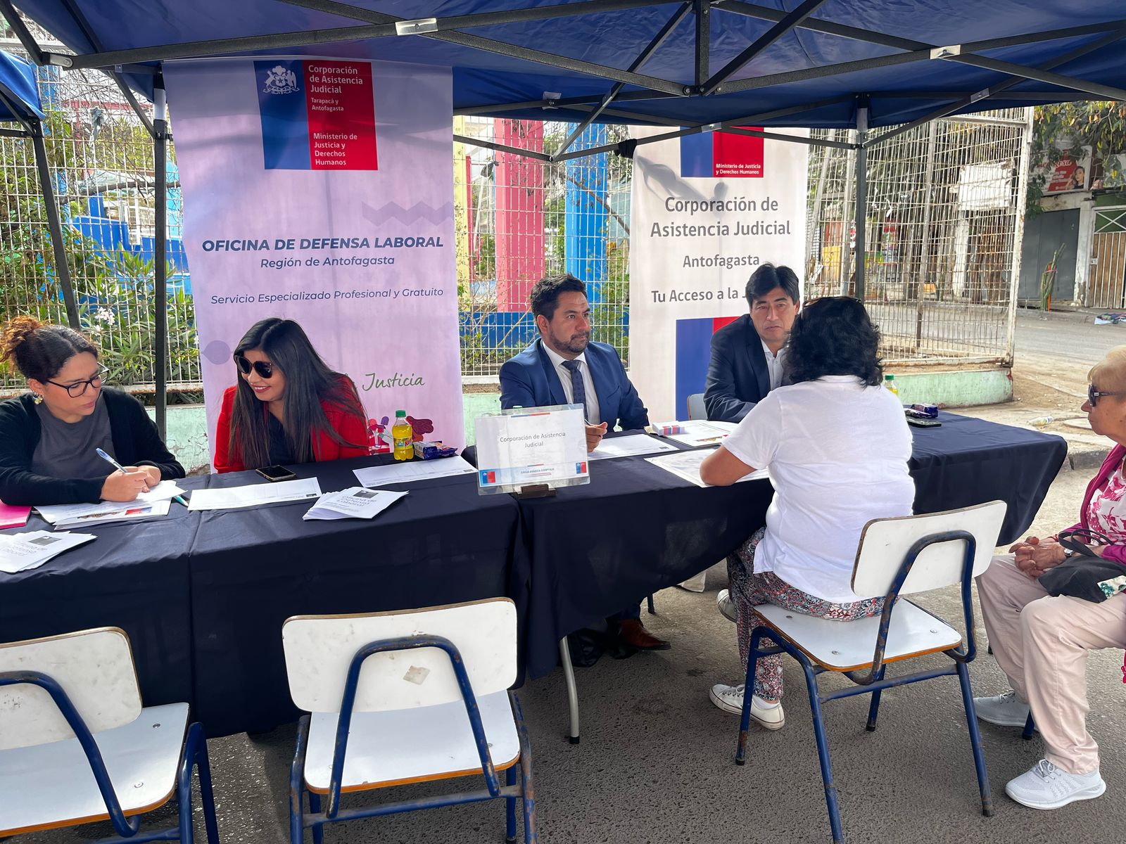 Consultorio Jurídico Antofagasta Norte participa en primera Plaza de Justicia y Derechos Humanos