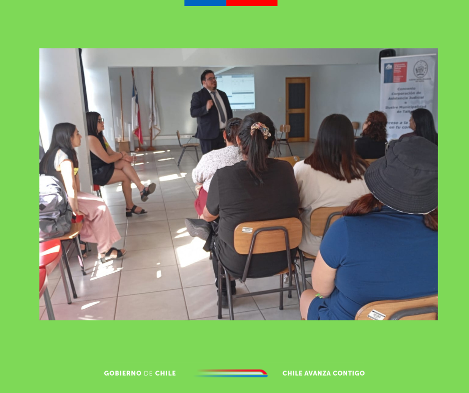 Municipalidad de Taltal y CAJTA realizan taller sobre reforma al sistema de cumplimiento de pensiones alimenticias