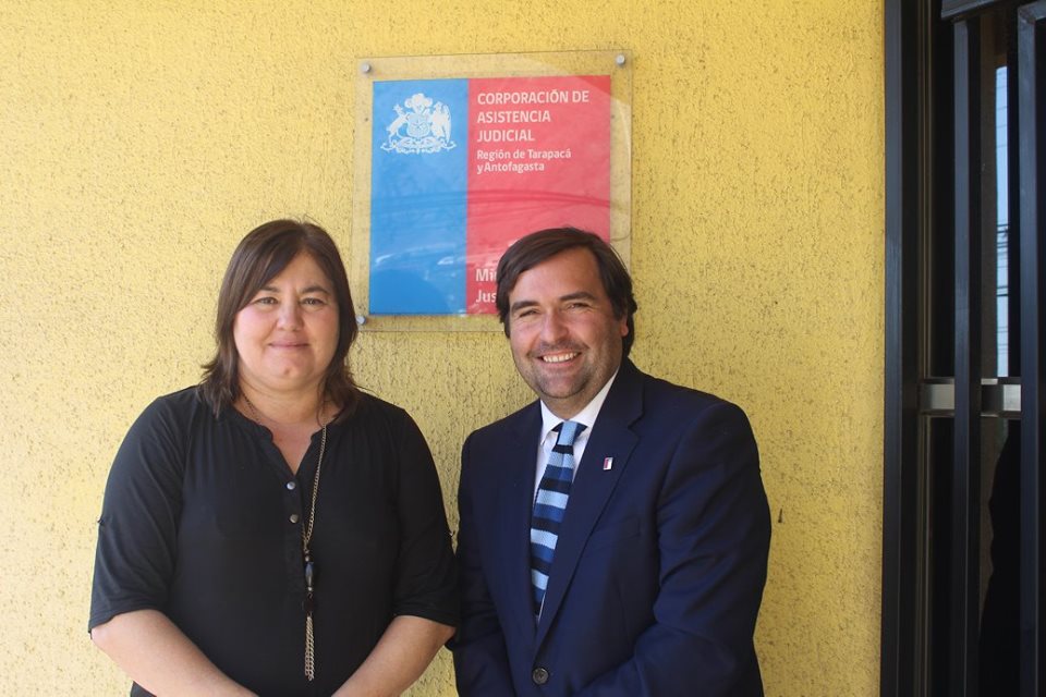 El Seremi de Justicia y Derechos Humanos de la Región de Antofagasta, realizo una visita de trabajo al Consultorio Jurídico de Tocopilla y al Norte Antofagasta