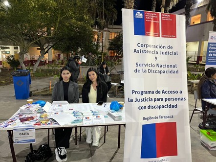 Abogada del convenio CAJTA–SENADI Tarapacá, participa en Feria Interactiva 2025
