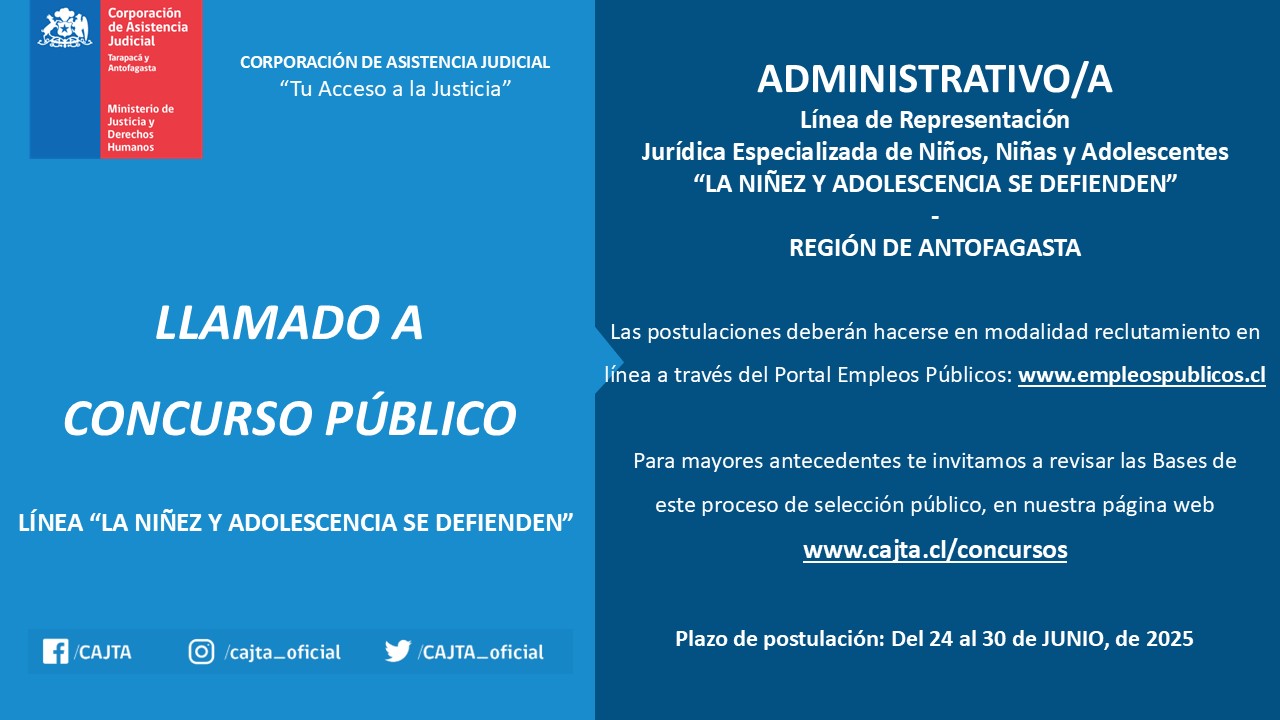 LLAMADO A CONCURSO PÚBLICO