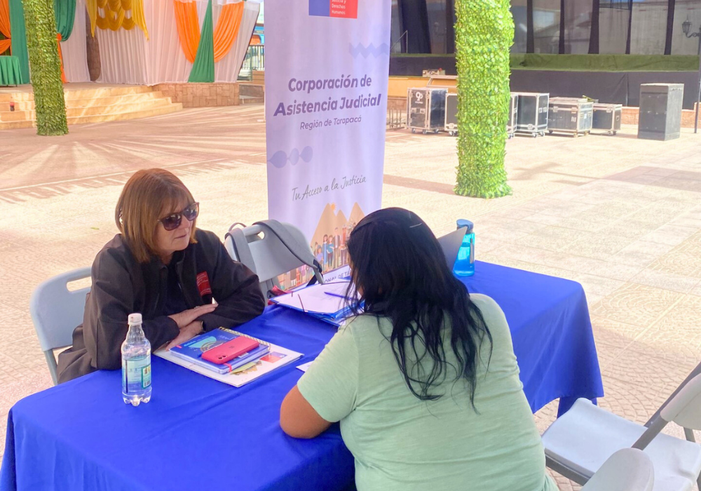 Profesionales del Consultorio Jurídico Móvil del Tamarugal brindaron atención en localidad de Camiña