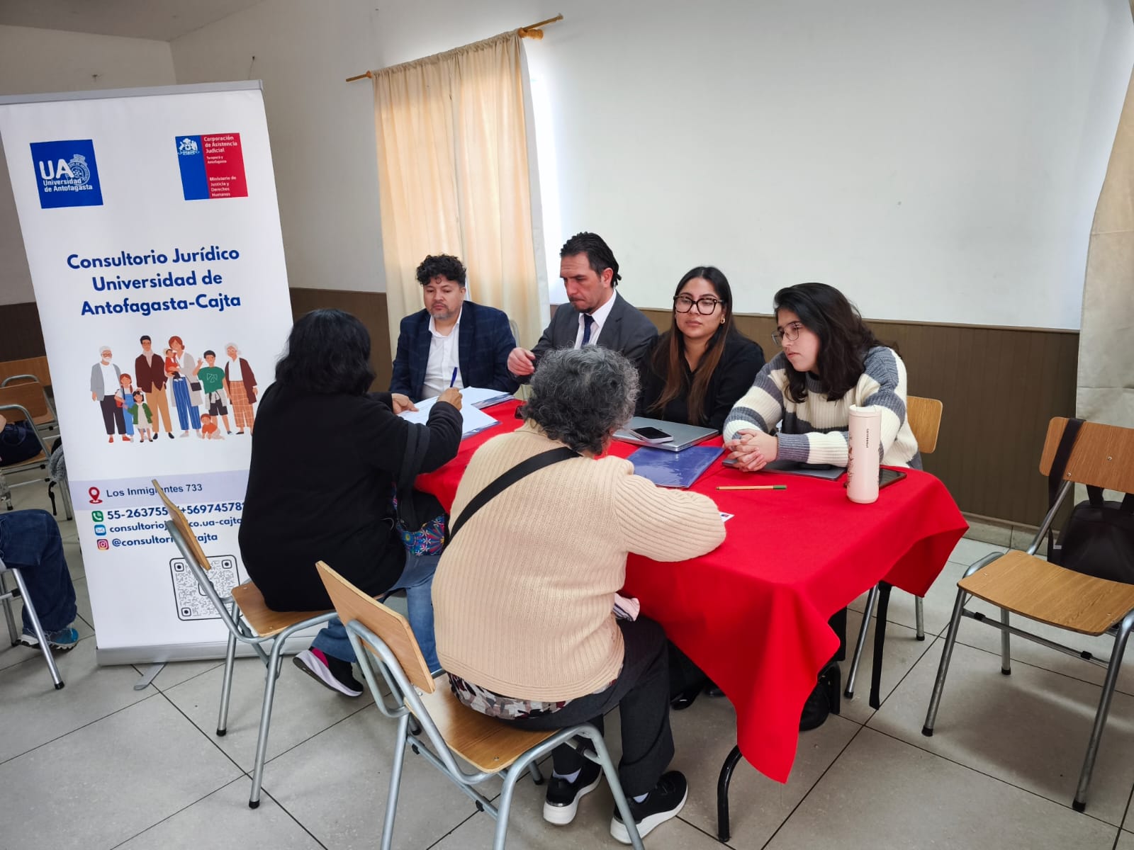 Centro de Atención Jurídica de la Universidad de Antofagasta brindó atención en terreno